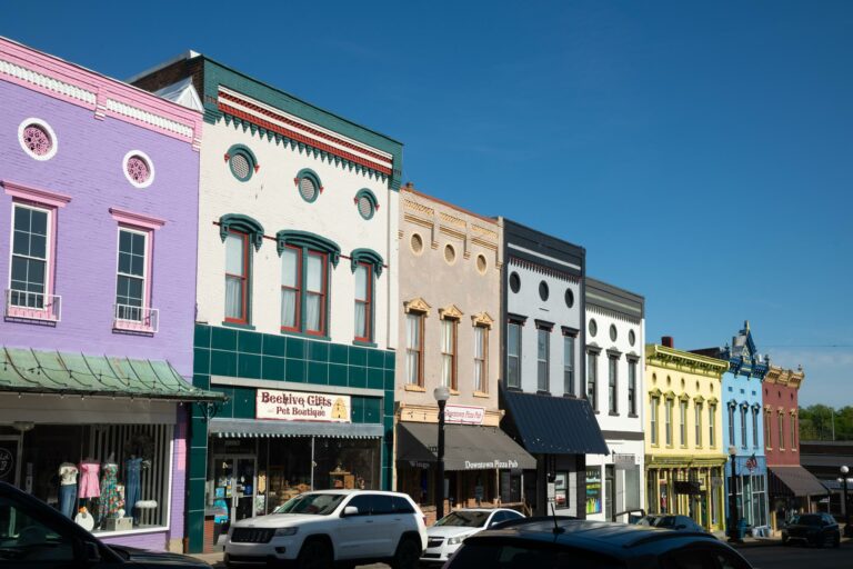 Colorful buildings